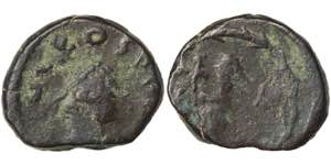 Empire Leo I (457-474 AD) Æ Issue   1.28 g. ... 