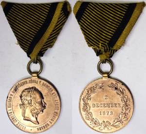 Austria Franz Joseph (1848-1916) War Medal ... 