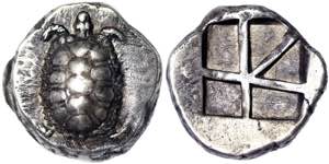 Aegina,  Stater 404-350 BC ex Auction Rauch ... 