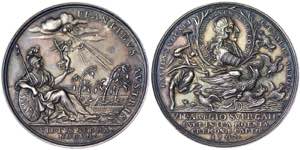 Italian States Cremona,  Medal 1702 Savoy, ... 