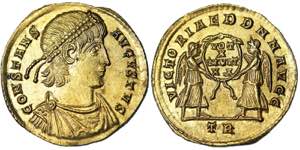 Empire, Costante (337-350 AD) Solidus ... 