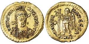 Empire, Atalaric (526-534 AD) Solidus ... 