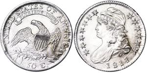 United States  1/2 Dollar (Capped bust, ... 