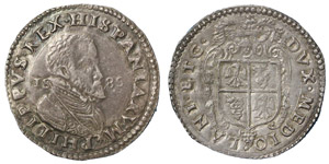 Italy Milan  Philip II (1554-1598) Scudo ... 