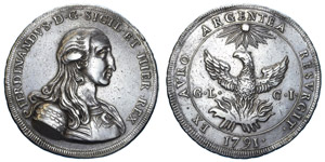 Italy Palermo  Ferdinando III (1859-1816) ... 