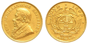 South Africa Republic  Republic Pound 1898 ... 