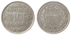 Tunisia French Protectorate  French ... 