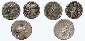 Seleucid Empire   Lot Lot of 3 silver ... 