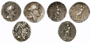 Seleucid Empire   Lot Lot of 3 silver ... 