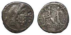 Republic  M. Nonius Sufenas (57 BC) Denarius ... 