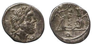 Republic  T. Cloelius (98 BC) Quinarius  ... 