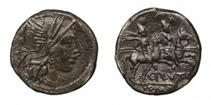 Republic  C. Plautius (121 BC) Denarius  ... 