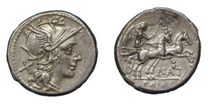 Republic  Pinarius Natta (149 BC) Denarius  ... 