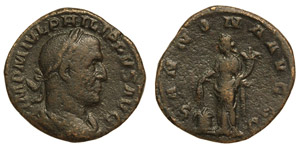Empire  Philip I (244-249 AD) Sestertius D/ ... 
