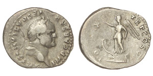 Empire Rome  Vespasian (69-79) Denarius ... 