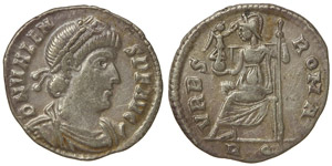 Empire Rome  Valente (364-378) Siliqua ... 