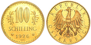 Austria First Republic   100 Schilling 1926 ... 