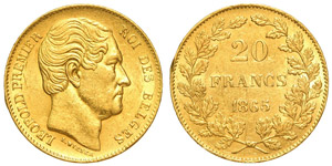 Belgium  Leopold I (1831-1865) 20 Francs ... 