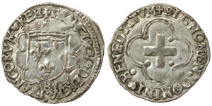 France  Francis I (1515-1547) Douzain à la ... 