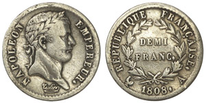 France  Napoleon I (1804-1814) Demi (1/2 ... 