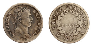 France  Napoleon I (1804-1814) 1/2 Franc ... 