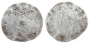 Italian States Ancona  Julius III (1550-55) ... 