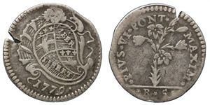 Italian States Bologna  Pius VI (1775-1799) ... 