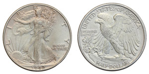 United States   1/2 Dollar (Liberty Walking ... 