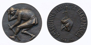 Italy Bergamo   1968 Medal of numismatic ... 