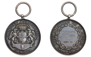 Italy Genoa   1894 Award medal (nominal) of ... 
