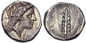 Lucania Metapontum    Stater 300-250 BC Head ... 