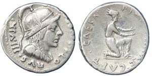 Empire   Augustus (27 b.C.-14 a.C) Denarius ... 