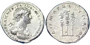 Empire   Trajan (98-117 AD) Tridrachm n.d. ... 