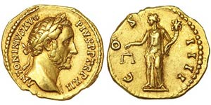 Empire   Antoninus Pius (138-161 AD) Aureus ... 
