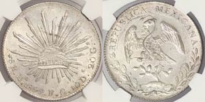 Mexico   Second republik (1864-) 8 Reales ... 