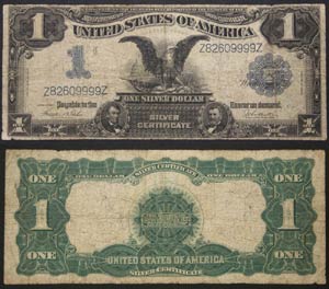 United States    1 Dollar 1899 Large size ... 