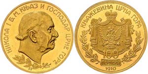 Montenegro Nikolaus I. 1860 - 1910  100 ... 