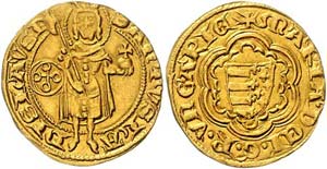 Ungarn Maria Anjou  1382 - 1387  Goldgulden ... 