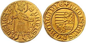 Ungarn Ladislaus V.  1453 - 1457  Goldgulden ... 
