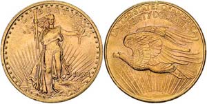 USA  20 Dollar 1908 Philadelphia. KM 127   ... 