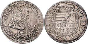 Erzherog Ferdinand 1564 - 1595  1/4 Taler ... 