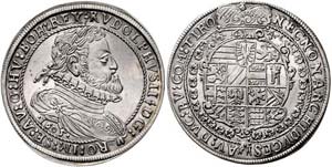 Rudolph II. 1576 - 1612  1/4 Taler 1605 ... 