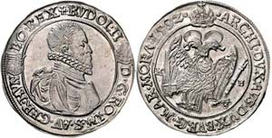 Rudolph II. 1576 - 1612  Taler 1592 ... 