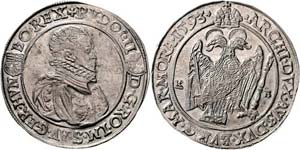 Rudolph II. 1576 - 1612  Taler 1593 ... 