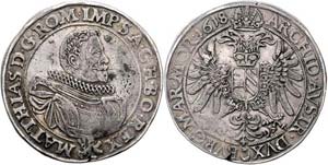 Matthias II. 1612 - 1619  Taler 1618 Prag. ... 