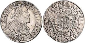 Ferdinand II. 1619 - 1637  1/2 Taler 1630 ... 
