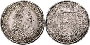 Ferdinand II. 1619 - 1637  Taler 1636 Graz. ... 