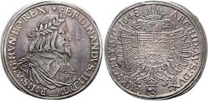 Ferdinand III. 1637 - 1657  Taler 1648(46) ... 