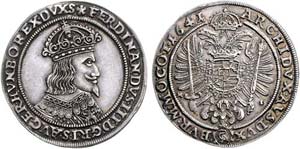 Ferdinand III. 1637 - 1657  1/4 Taler 1641 ... 