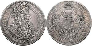 Leopold I.  1657 - 1705  Taler 1693 Wien. ... 